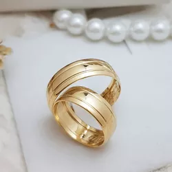 Aliança de Ouro 18k O PAR - RJ24 - ALIANÇAS RAINHA VIRTUAL 