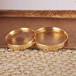 Aliança de Ouro 18k O PAR - RJ250 - ALIANÇAS RAINHA VIRTUAL 