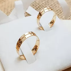 Aliança de Ouro 18k O PAR - RJ88 - ALIANÇAS RAINHA VIRTUAL 