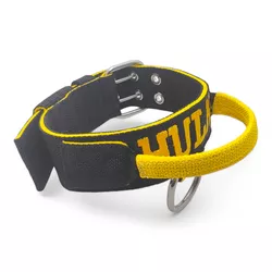 Coleira Poderosso Personalizada (Preto e Amarelo) - pod.p.2.1 - Amorosso