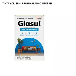 TINTA ACRILICA SEMI BRILHO BRANCO NEVE 18L - Arena Tintas