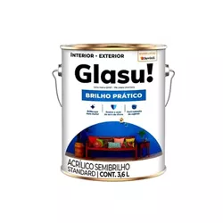 TINTA ACRÍLICA SEMI BRILHO BRANCO NEVE GLASU! 3,6 ... - Arena Tintas