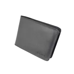 Carteira Masculina Em Couro Legitimo Preto - fox-p... - ARTEZANNI