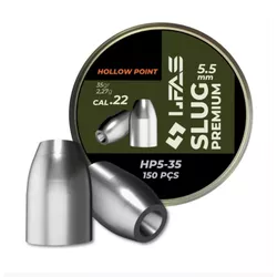 Chumbinho 5.5mm Slug 35GR Pesado Chumbo Premium 15... - Airsoft e Armas de Pressão Azsports 