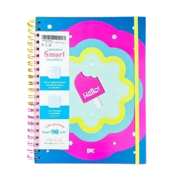 Caderno ESpiral Uni. 10x1 DAC Smart Hello - 80 Fol... - BAIUCA