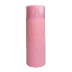VELA ADVENTO 20 X 7 ROSA TEXTURIZADA - 1897 - Benedictus Livraria Católica