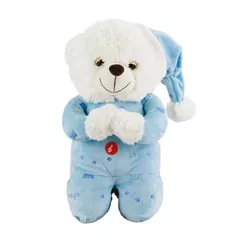 Urso Pelúcia - Reza Pai Nosso - Azul Claro - 31103 - Betânia Loja Catolica 
