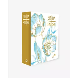 Bíblia Pastoral (Bolso/Floral Azul) - 31303 - Betânia Loja Catolica 