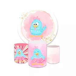Kit Capa Painel + Trio Cilindro Galinha Pintadinha... - Loja | Bibi Painéis