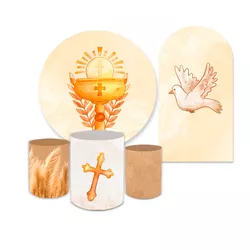 Kit Capa Painel + Trio Cilindros Kit Romano Santa ... - Loja | Bibi Painéis
