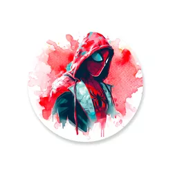 Capa Painel Redondo Homem Aranha Vermelho - Loja | Bibi Painéis