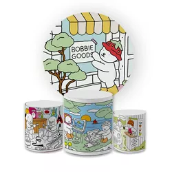 Kit Capa Painel Redondo + Trio Cilindros Bobbie Go... - Loja | Bibi Painéis