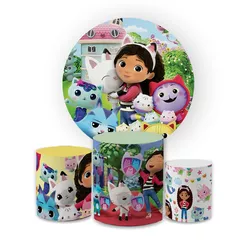 Kit Capa Painel Redondo + Trio Cilindros A Casa Má... - Loja | Bibi Painéis