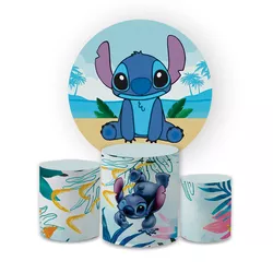 Kit Capa Painel Redondo + Trio Cilindros Decoração... - Loja | Bibi Painéis