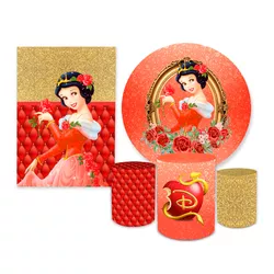 Kit Casadinho Tema Branca De Neve Vermelho e Doura... - Loja | Bibi Painéis