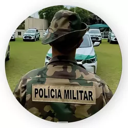 Capa Painel Redondo Polícia Desenho - Loja | Bibi Painéis