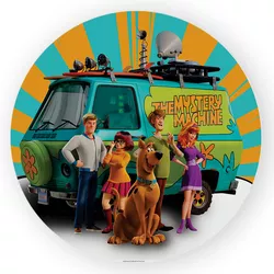 Painel Redondo Decorativo Scooby Doo - Loja | Bibi Painéis