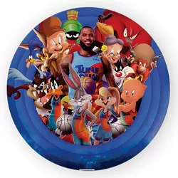 Painel Redondo Decorativo Space Jam - Loja | Bibi Painéis
