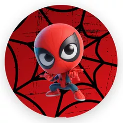 Capa Painel Redonde Decorativo Super Herois Cute - Loja | Bibi Painéis