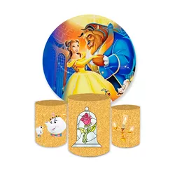Kit Capa Painel Redondo + Trio Cilindros Decoração... - Loja | Bibi Painéis