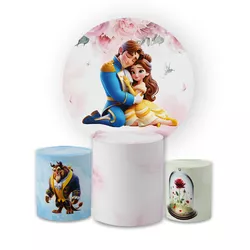 Kit Capa Painel Redondo + Trio Cilindros Decoração... - Loja | Bibi Painéis