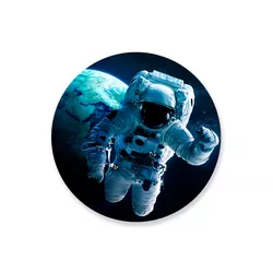 Capa Painel Redondo Astronauta Espaço - Loja | Bibi Painéis