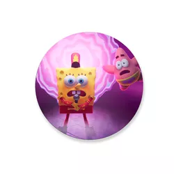 Capa Painel Redondo Bob Esponja e Patrick - Loja | Bibi Painéis