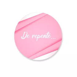 Capa Painel Redondo De Repente Rosa - Loja | Bibi Painéis