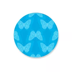 Capa Painel Redondo Borboleta Azul - Loja | Bibi Painéis