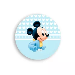 Capa Painel Redondo Mickey Baby - Loja | Bibi Painéis