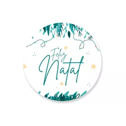 Capa Painel Redondo Feliz Natal Branco - Loja | Bibi Painéis