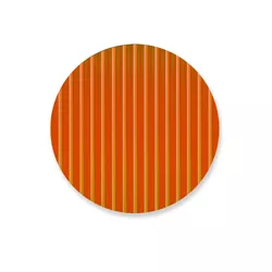 Capa Painel Redondo Ripado Laranja - Loja | Bibi Painéis
