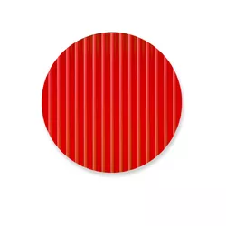 Capa Painel Redondo Ripado Vermelho - Loja | Bibi Painéis
