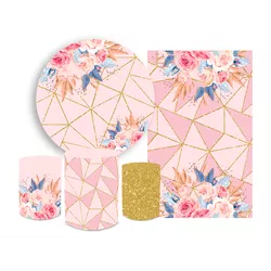 Kit Casadinho Glitter Flores - Loja | Bibi Painéis