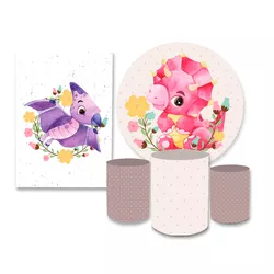 Kit Casadinho Dino Baby Bolinhas - Loja | Bibi Painéis