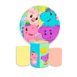 Kit Painel + Trio Cilindros BabyTube - Loja | Bibi Painéis
