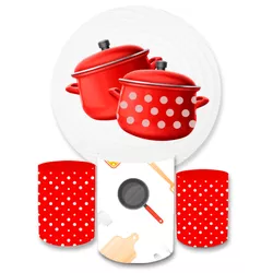 Kit Capa Painel + Trio Cilindros Chá De Panela Ver... - Loja | Bibi Painéis