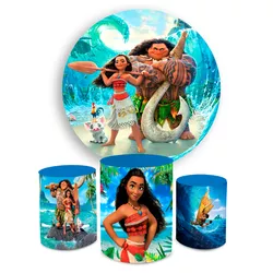 Kit Capa Painel + Trio Cilindros Moana Surf - Loja | Bibi Painéis