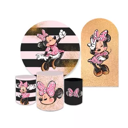 Kit Casadinho Romano + Trio Capa Cilindro Minnie G... - Loja | Bibi Painéis