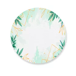 Capa Painel Redondo Jardim Verde - Loja | Bibi Painéis
