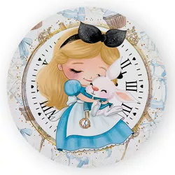 Capa Painel Redondo Decorativo Tema Alice no Pais ... - Loja | Bibi Painéis