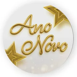 Capa Painel Redondo Decorativo Tema Ano Novo Data ... - Loja | Bibi Painéis