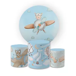 Kit Capa Painel Redondo + Trio Capas de Cilindros ... - Loja | Bibi Painéis