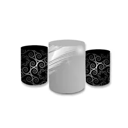 Trio Capas de Cilindros Sublimados Decorativo Tema... - Loja | Bibi Painéis