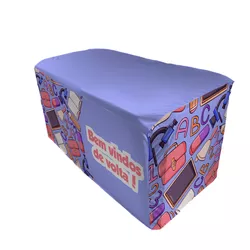 Capa Mesa Tecido Premium Sublimado Veste Fácil 0,7... - Loja | Bibi Painéis