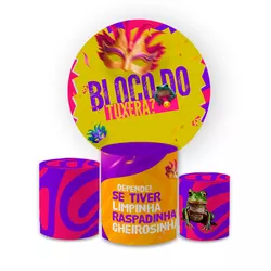 Kit Capa Painel Redondo + Capa Trio Cilindros Subl... - Loja | Bibi Painéis