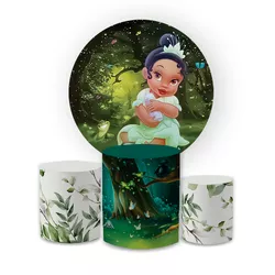 Kit Capa Painel Redondo + Trio Cilindros Decoração... - Loja | Bibi Painéis