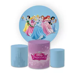 Kit Capa Painel Redondo + Trio Cilindros Decoração... - Loja | Bibi Painéis