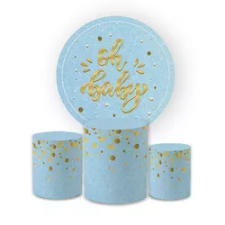 Kit Capa Painel Redondo + Trio Cilindros Decoração... - Loja | Bibi Painéis