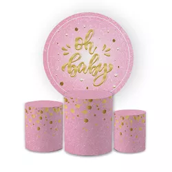 Kit Capa Painel Redondo + Trio Cilindros Decoração... - Loja | Bibi Painéis